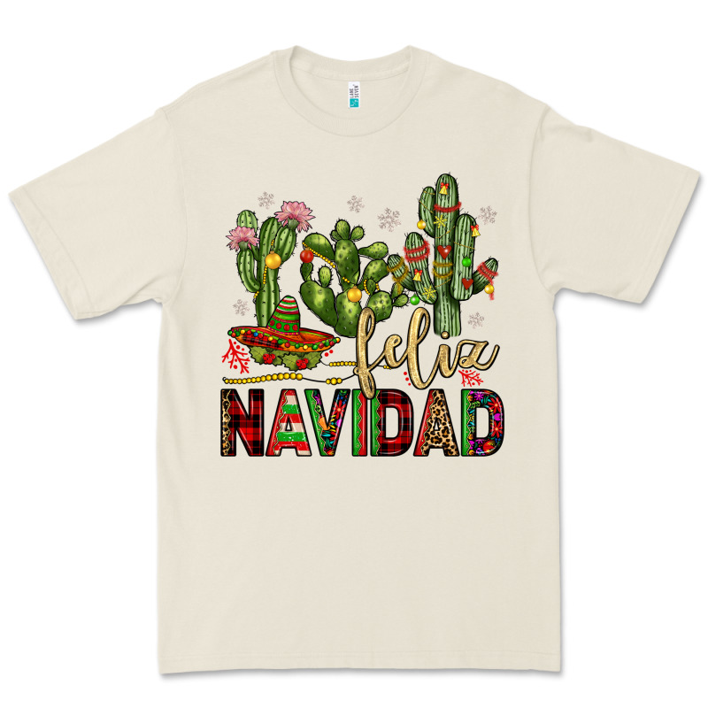Cactus Feliz Navidad Premium Tee by JahusDesignShop | Teevron