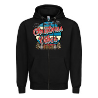 Black Christmas Vibes Zipper Hoodie - Bettercallsaul