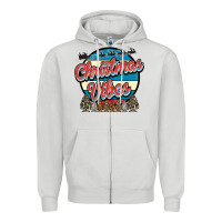 Dove Grey Christmas Vibes Zipper Hoodie - Bettercallsaul