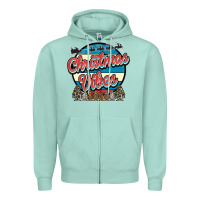 Seafoam Christmas Vibes Zipper Hoodie - Bettercallsaul