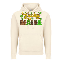 Vintage Artic lucky mama st patricks day Vintage Hoodie - Jasminsmagicworld