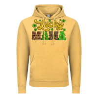 Vintage Mustard lucky mama st patricks day Vintage Hoodie - Jasminsmagicworld
