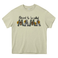 Mossy blessed to be called mama Heavy Core Tee - CowhideDigitalArt