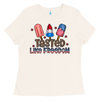 Bone tasted like freedom Ladies Tee - CowhideDigitalArt