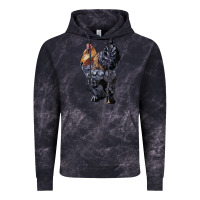 Cloud Black Brahma Rooster Vintage Hoodie - LillyAllenDesigns