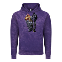 Cloud Purple Brahma Rooster Vintage Hoodie - LillyAllenDesigns