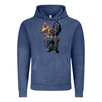 Vintage Denim Brahma Rooster Vintage Hoodie - LillyAllenDesigns