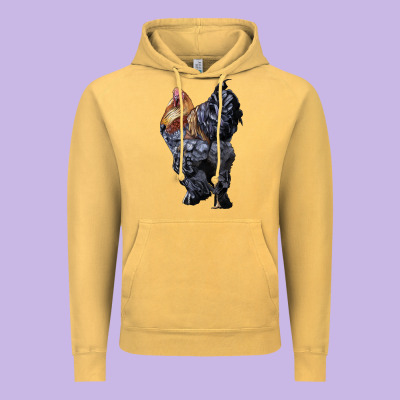 Brahma Rooster Vintage Hoodie Designed By Lillyallendesigns