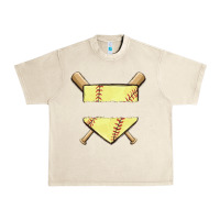 Sandshell custom baseball Urban Heavy Tee - MaliasSmallBusiness