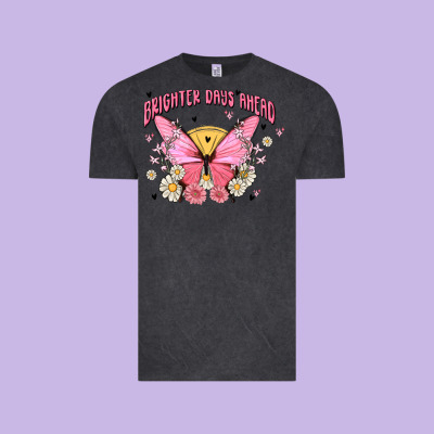 Brighter Days Ahead Vintage Tee Designed By Maliassmallbusiness