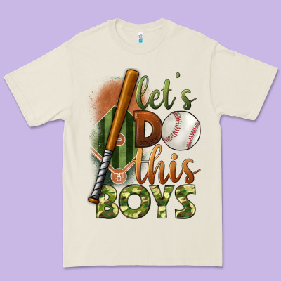 Let's Do This Boys Field Baseball Premium Tee Designed By Bundleandbundleshop
