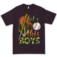Plum let's do this boys field baseball Premium Tee - BundleAndBundleShop