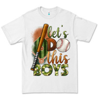 White let's do this boys field baseball Premium Tee - BundleAndBundleShop