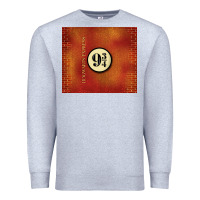 Heather Grey magical train station Premium Sweatshirt - TumblerDesignByShophia