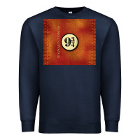 Navy magical train station Premium Sweatshirt - TumblerDesignByShophia