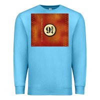 Ocean Blue magical train station Premium Sweatshirt - TumblerDesignByShophia