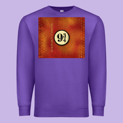 Magical Train Station Premium Sweatshirt Designed By Tumblerdesignbyshophia