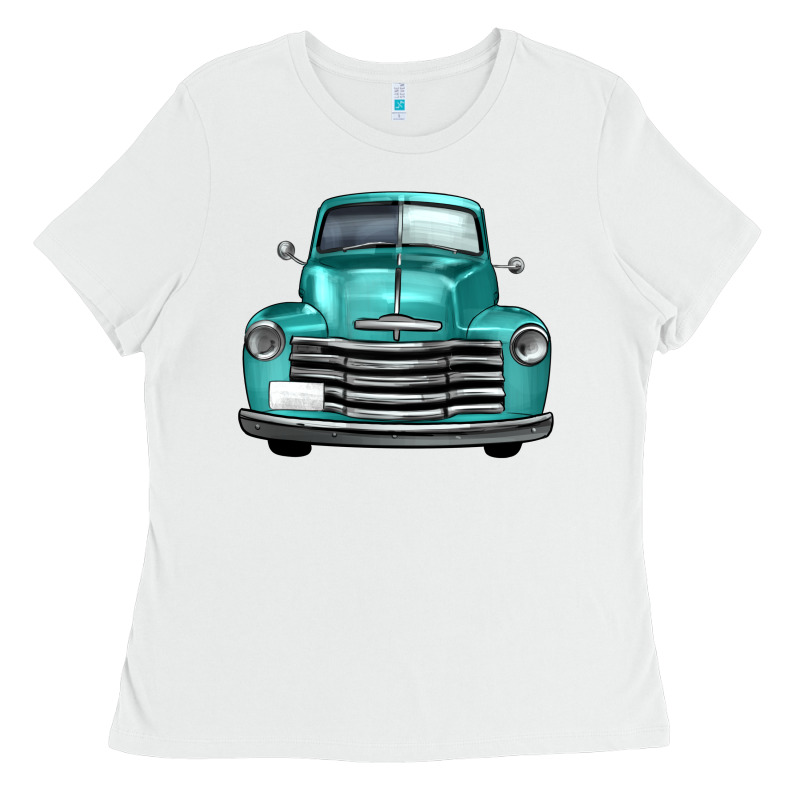 Western Truck Front View Ladies Tee by FaDigitalArtStudio | Teevron