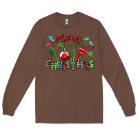 Chestnut merry christmas hair dresser Long Sleeve Tee - MaliasSmallBusiness