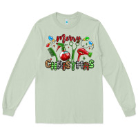 Matcha merry christmas hair dresser Long Sleeve Tee - MaliasSmallBusiness