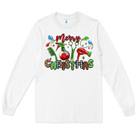 White merry christmas hair dresser Long Sleeve Tee - MaliasSmallBusiness