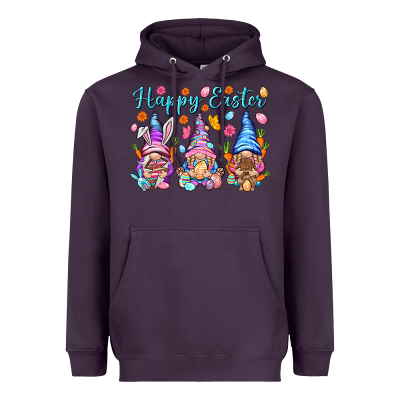 Happy Easter Gnomies Easter Day Heavyweight Hoodie by HowdyJamesFarm | Teevron