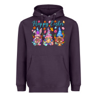 Plum Happy Easter gnomies Easter Day Heavyweight Hoodie - HowdyJamesFarm
