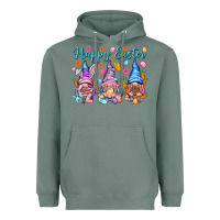 Sage Happy Easter gnomies Easter Day Heavyweight Hoodie - HowdyJamesFarm
