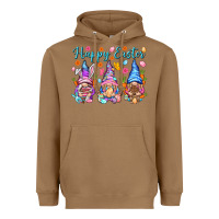 Toasted Coconut Happy Easter gnomies Easter Day Heavyweight Hoodie - HowdyJamesFarm