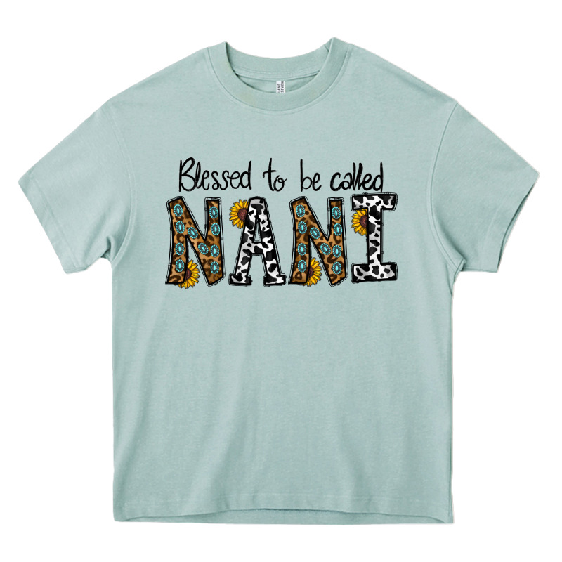 Blessed To Be Called Nanı Heavy Core Tee by CowhideDigitalArt | Teevron