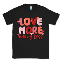 Black love more worry less Classic Tee - MaliasSmallBusiness