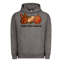 Pigment Tornado Peace Love Basketball Urban Hoodie - FaDigitalArtStudio