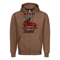 Chestnut Christmas Movie Watching Blanket Zipper Hoodie - Bettercallsaul