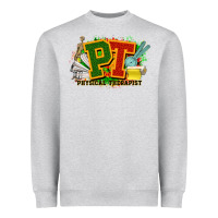 Heather Grey pt physical therapist juneteenth Heavyweight Sweatshirt - NancyCooperArtShop