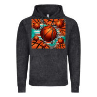 Vintage Black basketball leopard serape tumbler Vintage Hoodie - Jasminsmagicworld