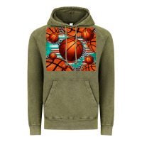 Vintage Olive basketball leopard serape tumbler Vintage Hoodie - Jasminsmagicworld