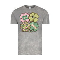 Cloud Rock st patricks day clover Vintage Tee - MaliasSmallBusiness
