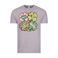 Vintage Zinc st patricks day clover Vintage Tee - MaliasSmallBusiness