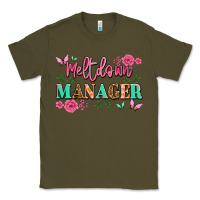 Army Green meltdown manager Classic Tee - JahusDesignShop