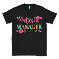 Black meltdown manager Classic Tee - JahusDesignShop