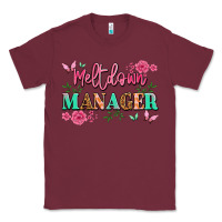 Burgundy meltdown manager Classic Tee - JahusDesignShop