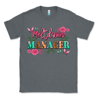 Charcoal Heather meltdown manager Classic Tee - JahusDesignShop