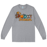 Heather Grey it's spooky seanson Long Sleeve Tee - JahusDesignShop