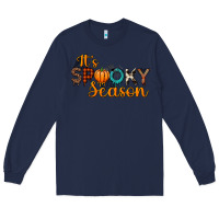 Navy it's spooky seanson Long Sleeve Tee - JahusDesignShop