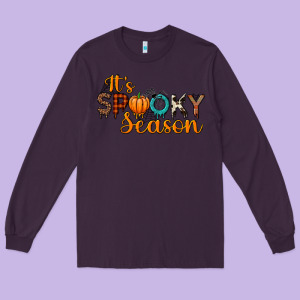 It's Spooky Seanson Long Sleeve Tee Designed By Jahusdesignshop