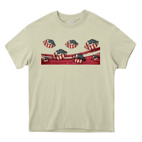 American Flag Lips 16oz Libbey Cup Heavy Core Tee | Teevron