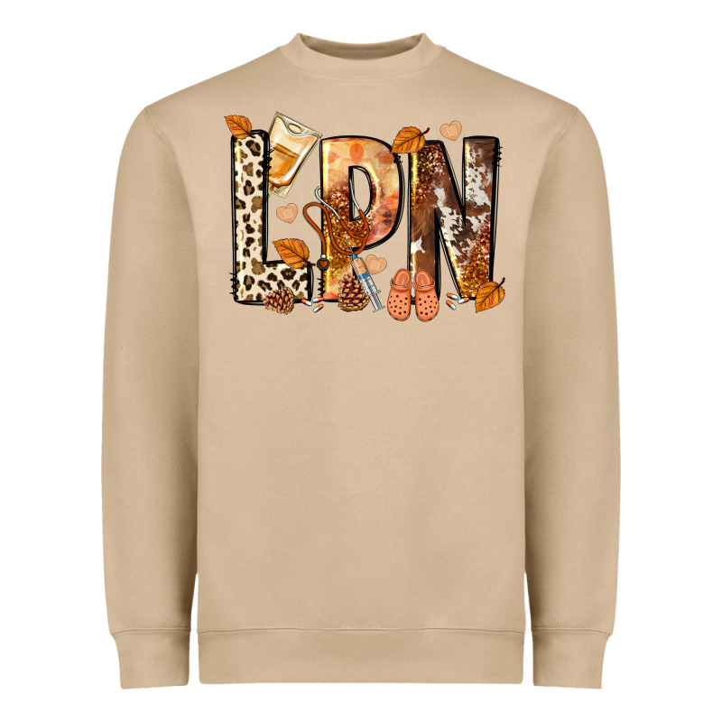Lpn Licensed Practical Nurse Heavyweight Sweatshirt by NancyCooperArtShop | Teevron