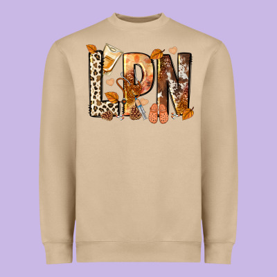 Lpn Licensed Practical Nurse Heavyweight Sweatshirt Designed By Nancycooperartshop