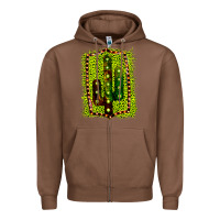 Chestnut Cactus Leopard Frame Zipper Hoodie - Bettercallsaul