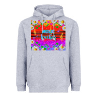 Heather Grey rainbow music teacher Heavyweight Hoodie - TumblerDesignByShophia